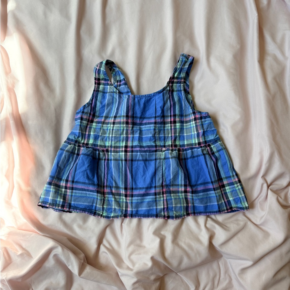 Tea Collection Girls Cropped Sleeveless Tank Top - Size 10